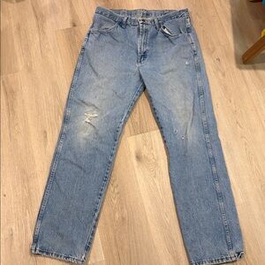 Rustler Men's Light Blue Relaxed Jeans